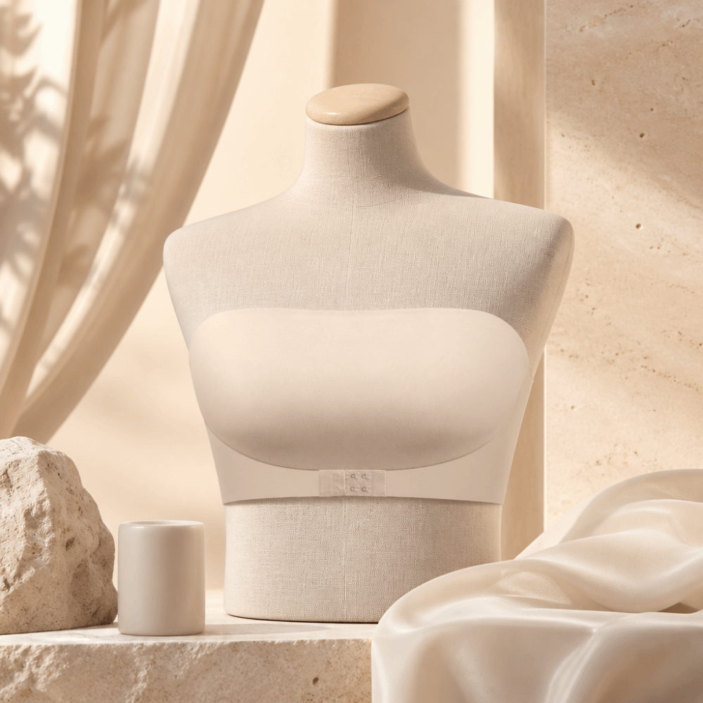 Wirefree Bra Comfort - Reggiseno Invisibile Confortevole Senza Spalline Push-Up