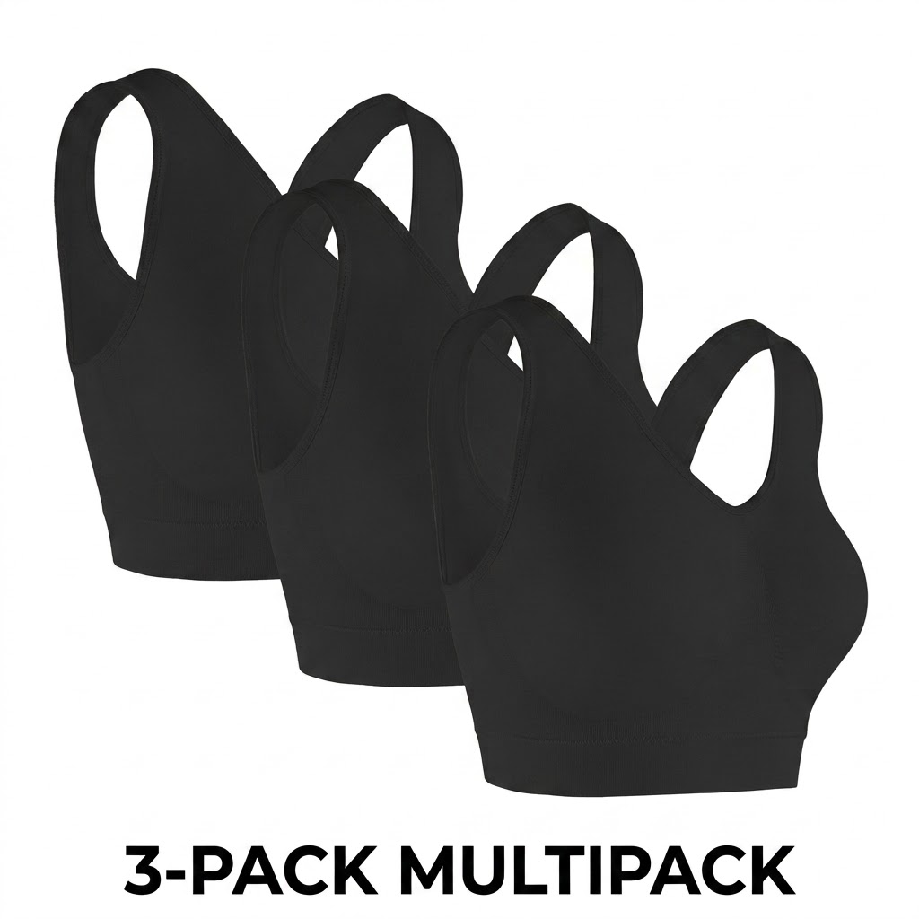 Sleep Bra Bralette - Confezione da 3 reggiseni senza ferretto