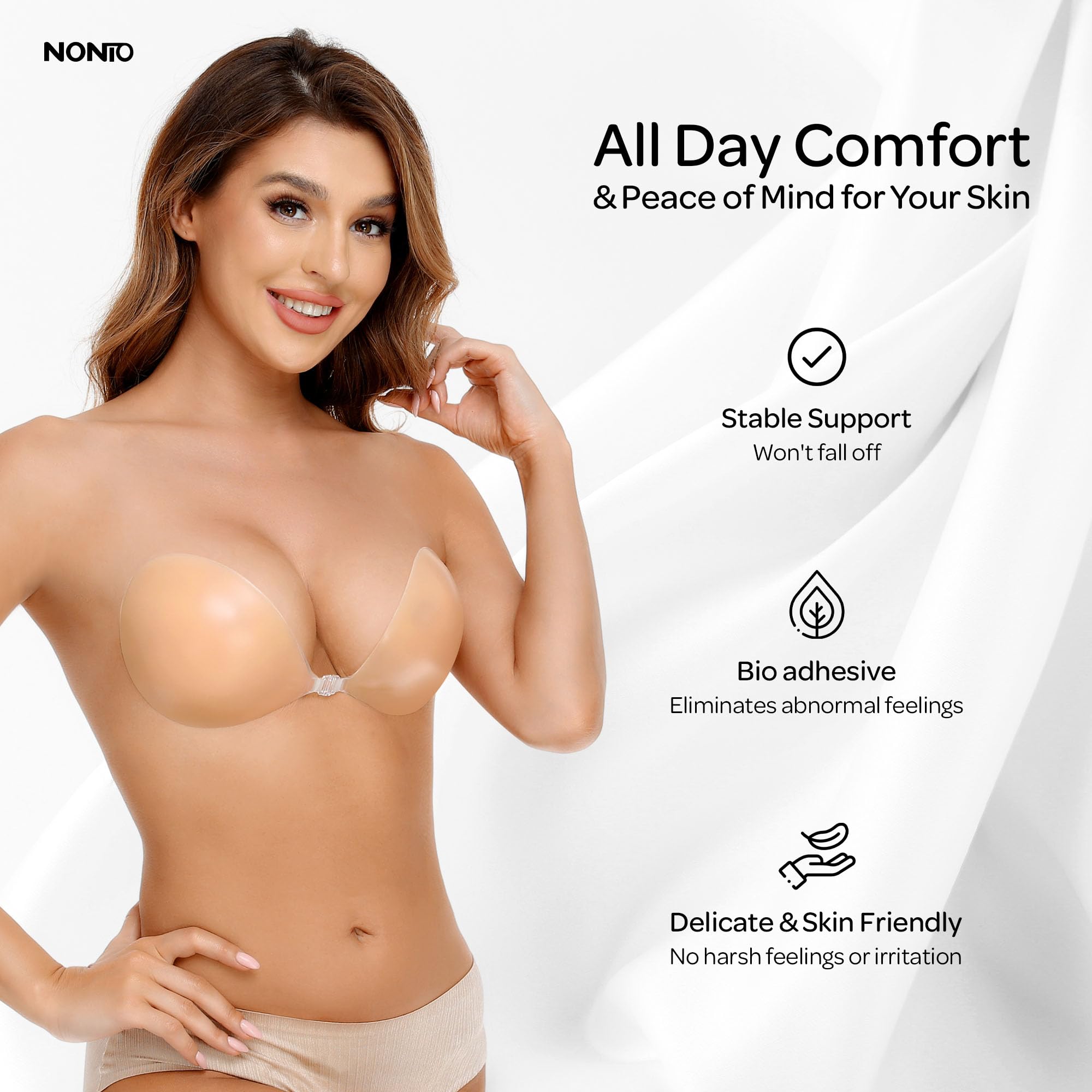 Reggiseno Adesivo Senza Spalli - Strapless Bra Adhesive recensione e prezzo